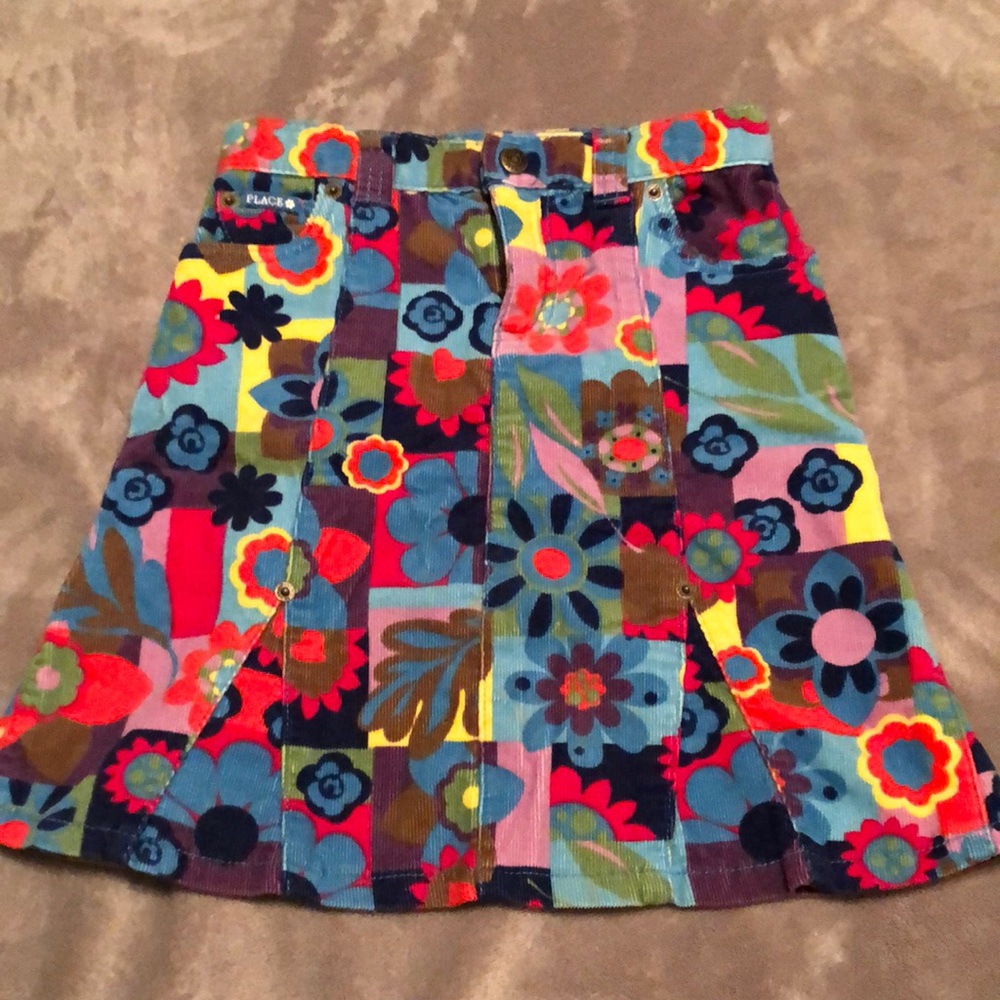 Excellent Condition Girls Children’s Place Floral Skirt